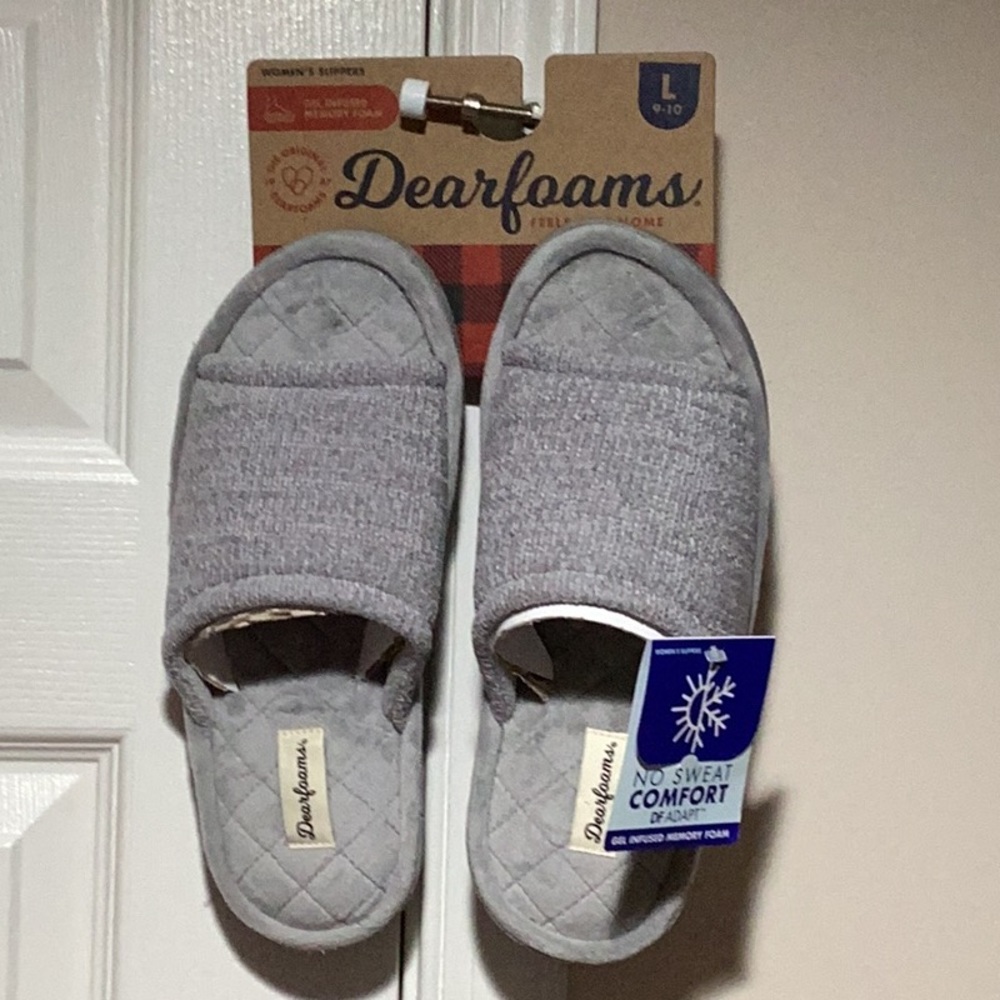 Dearfoams Slippers - Size L (9-10)